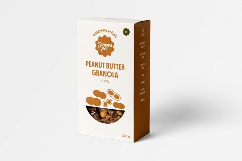 BIO granola peanut butter 300 g