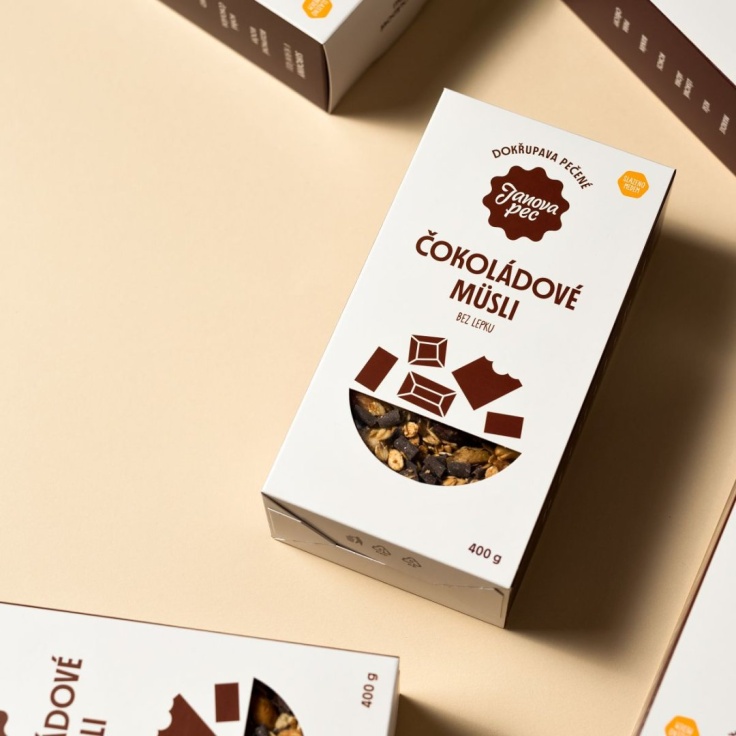Čokoládové pečené müsli