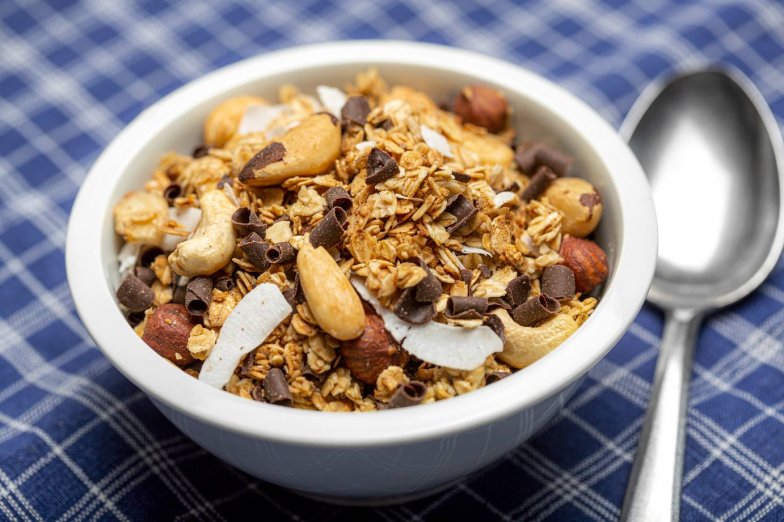 Čokoládové müsli bezobal